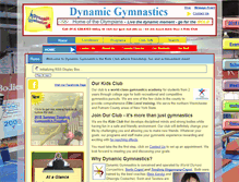 Tablet Screenshot of dynamic-gym.com